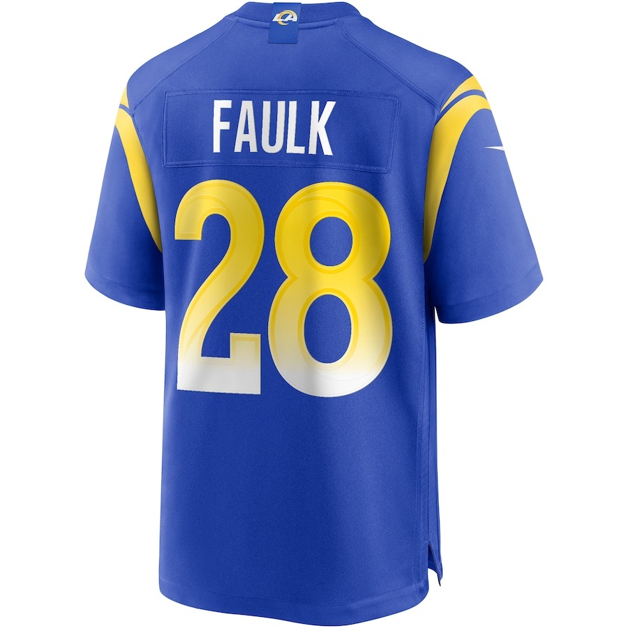 Men's Los Angeles Rams Marshall Faulk Nike Royal Game Retired Player Jersey - Ujersey