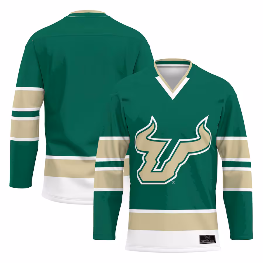 South Florida Bulls ProSphere Hockey Hockey Jersey - Green - Ujersey