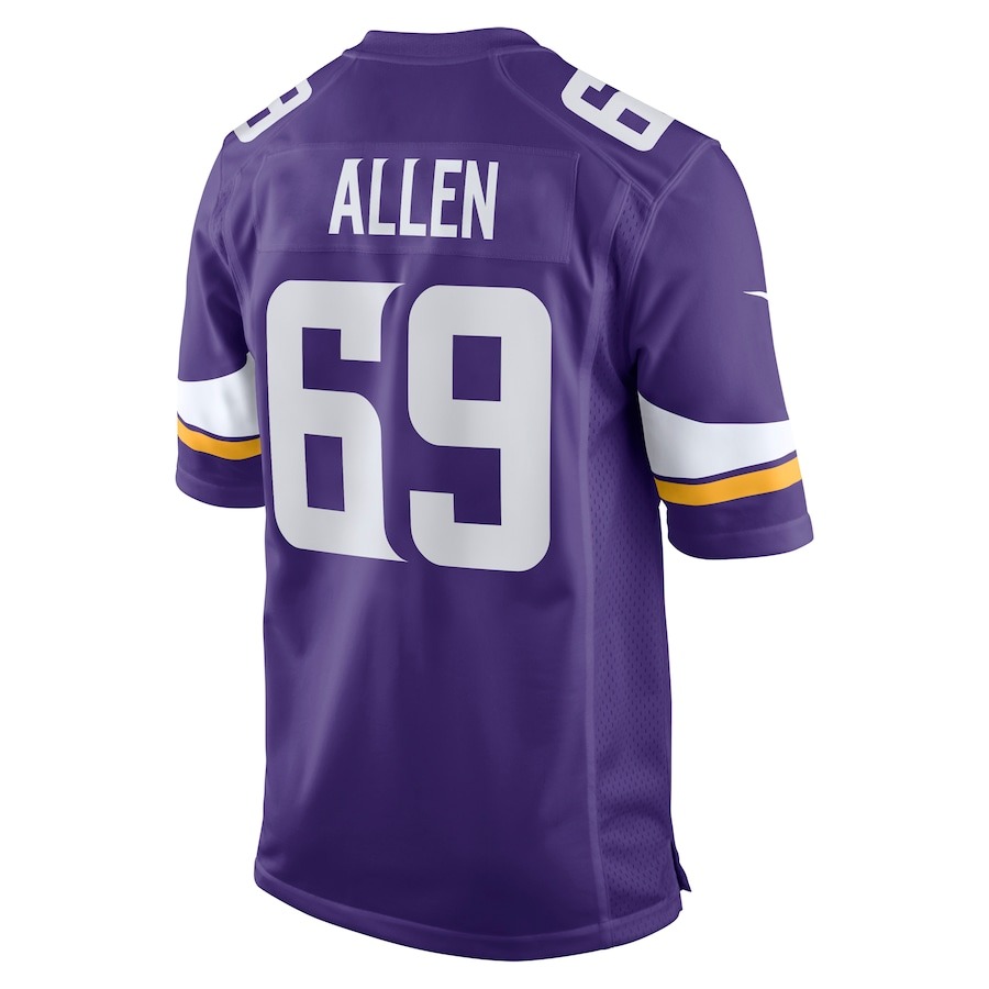 Men's Minnesota Vikings Jared Allen Nike Purple Retired Player Game Jersey - Ujersey