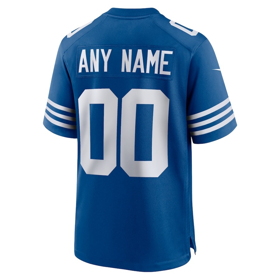 Men's Indianapolis Colts Nike Royal Alternate Custom Jersey - Ujersey