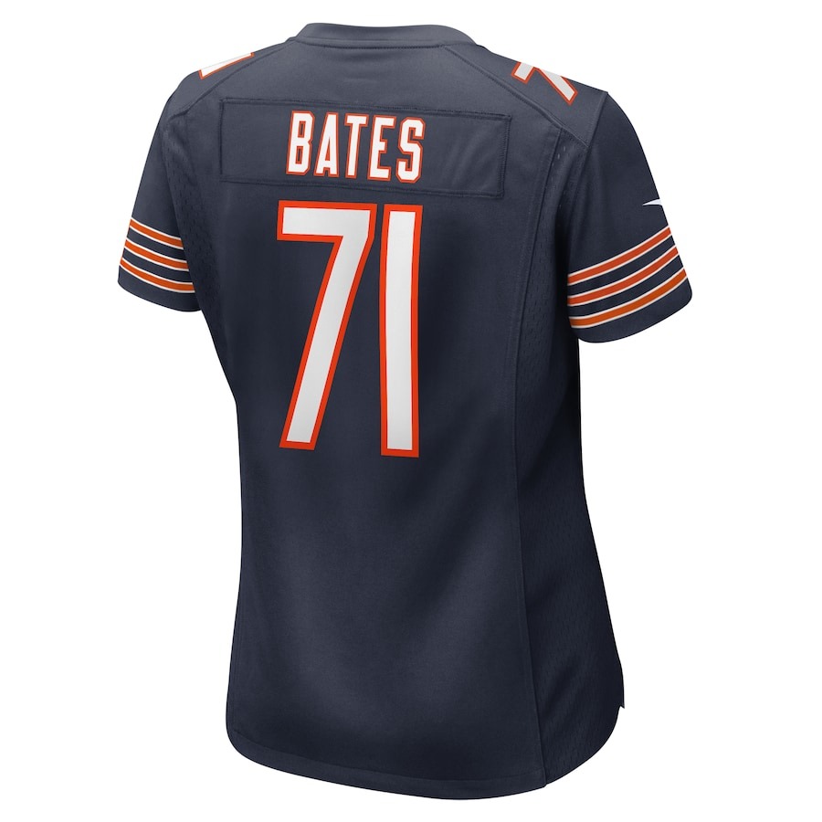 Women's Chicago Bears Ryan Bates Nike  Navy  Game Jersey - Ujersey