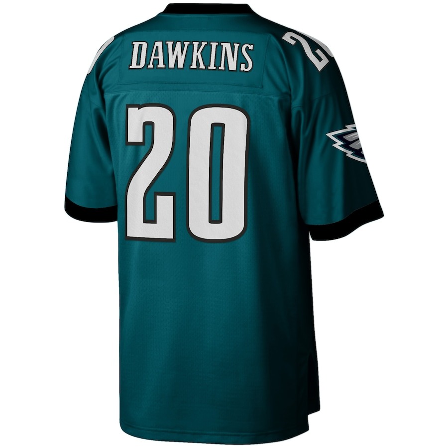 Men's Philadelphia Eagles Brian Dawkins Mitchell & Ness Green Legacy Replica Jersey - Ujersey