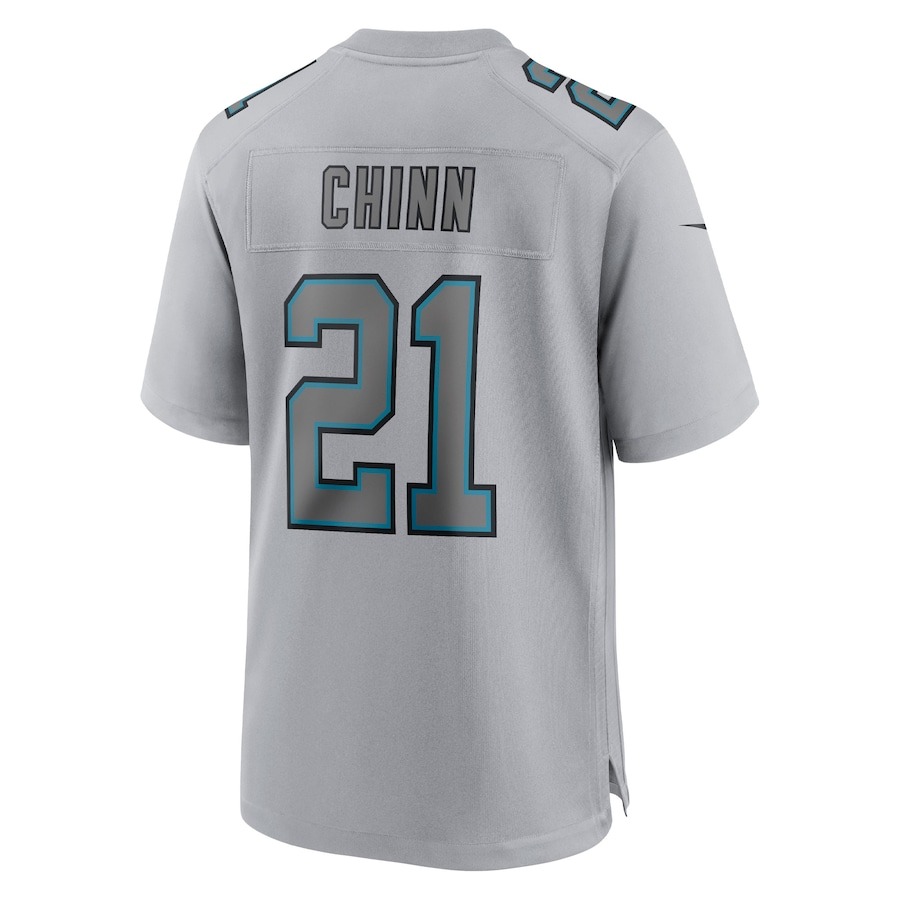 Men's Carolina Panthers Jeremy Chinn Nike Gray Atmosphere Fashion Game Jersey - Ujersey