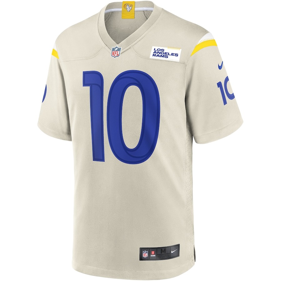Men's Los Angeles Rams Cooper Kupp Nike Bone Player Game Jersey - Ujersey