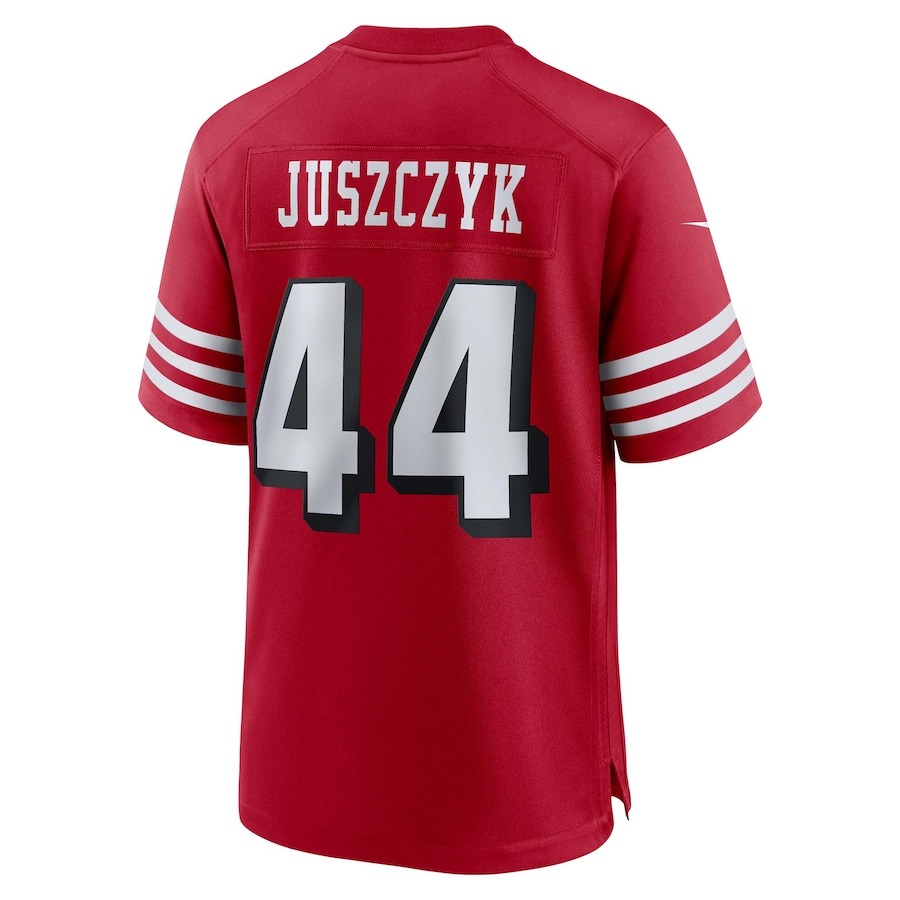 Men's San Francisco 49ers Kyle Juszczyk Nike Scarlet Alternate Game Jersey - Ujersey