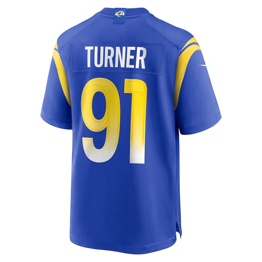 Men's Los Angeles Rams Kobie Turner Nike Royal Home Game Jersey - Ujersey