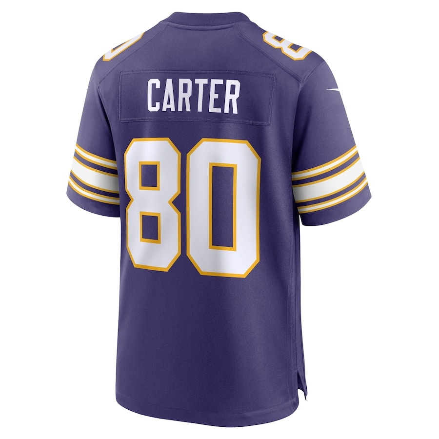 Men's Minnesota Vikings Cris Carter Nike Purple Classic Retired Player Game Jersey - Ujersey