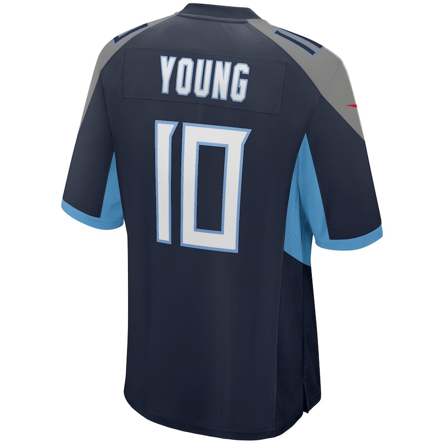 Men's Tennessee Titans Vince Young Nike Navy Game Retired Player Jersey - Ujersey