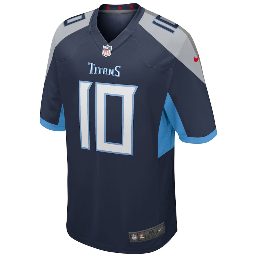 Men's Tennessee Titans Vince Young Nike Navy Game Retired Player Jersey - Ujersey
