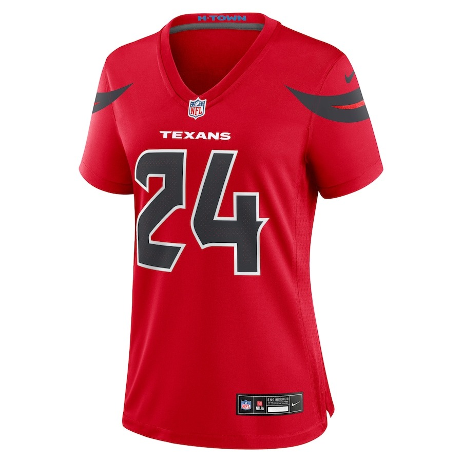 Women's Houston Texans Derek Stingley Jr. Nike Red Alternate Game Jersey - Ujersey