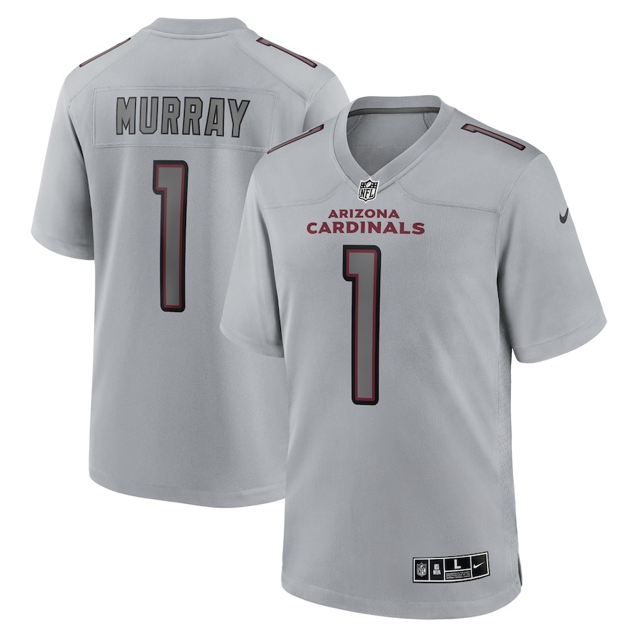 Men's Arizona Cardinals Kyler Murray Nike Gray Atmosphere Fashion Game Jersey - Ujersey