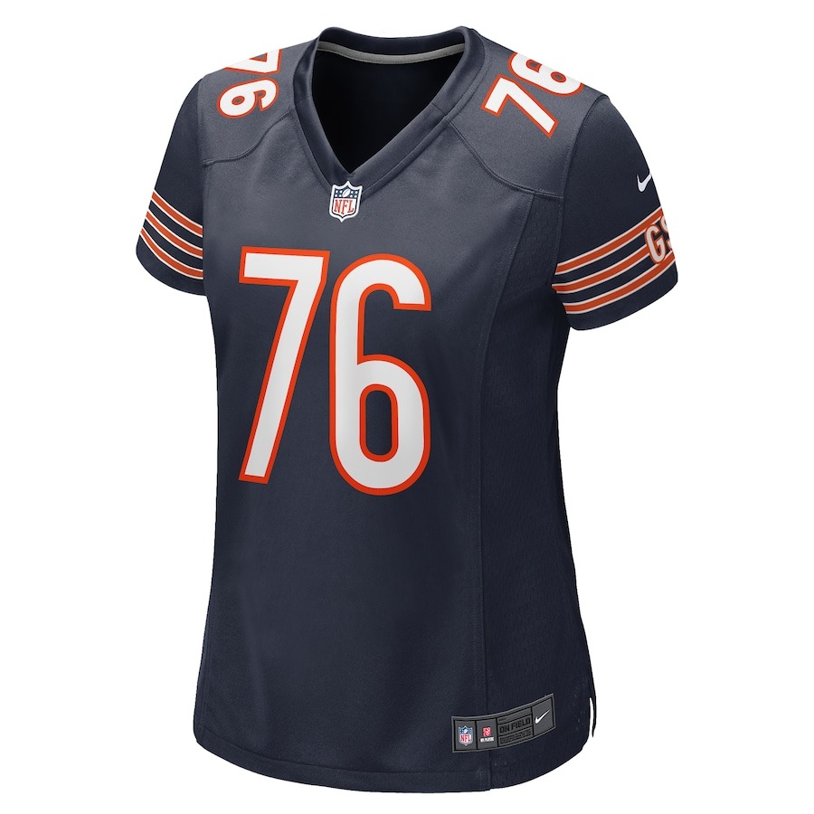 Women's Chicago Bears Steve McMichael Nike  Navy  Retired Player Game Jersey - Ujersey