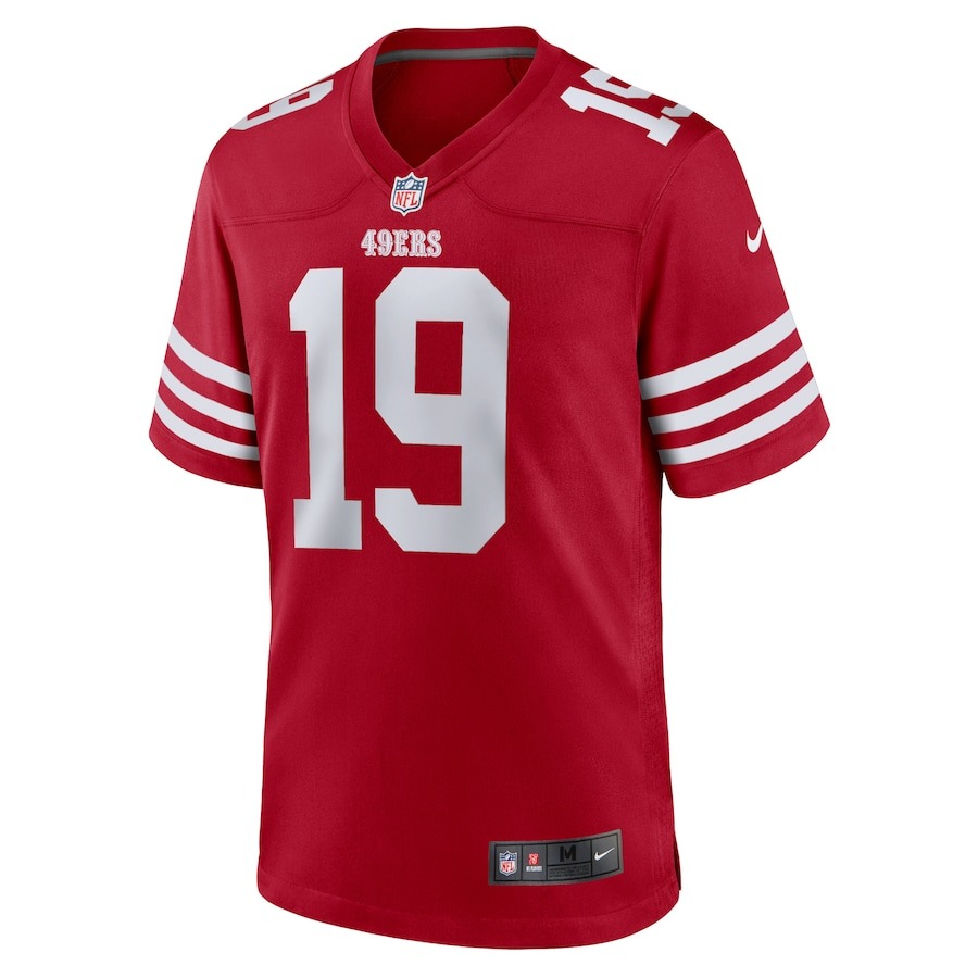 Women's San Francisco 49ers Deebo Samuel Nike Scarlet Team Game Jersey - Ujersey