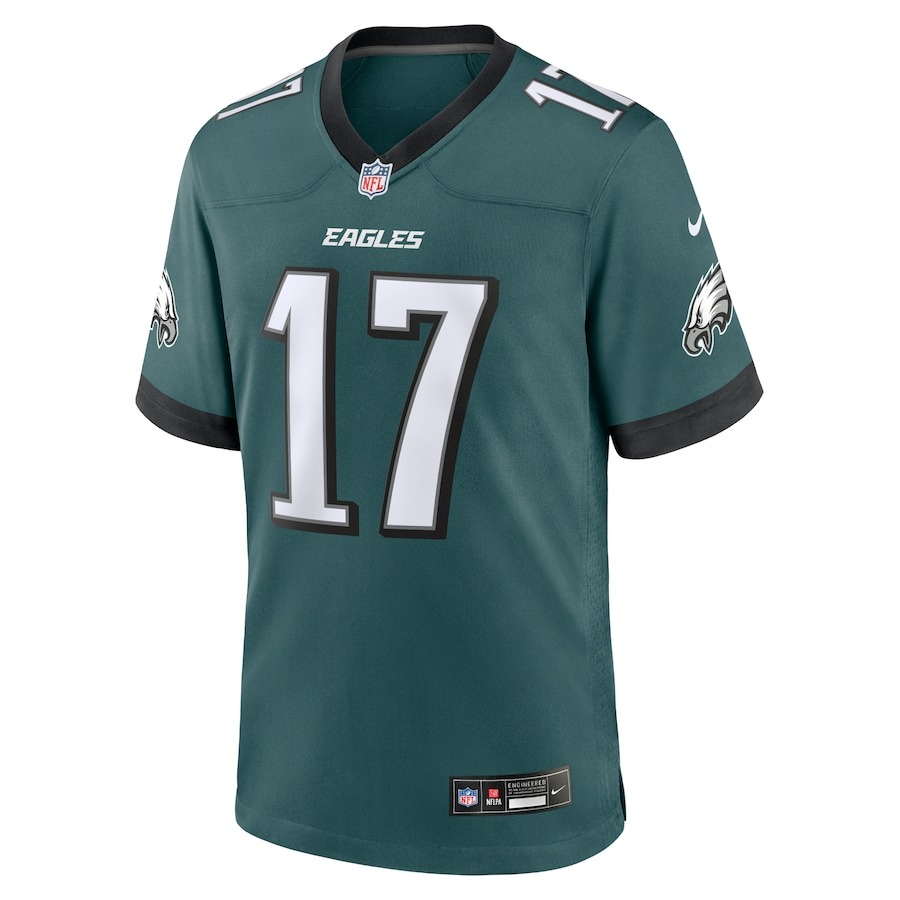 Men's Philadelphia Eagles Nakobe Dean Nike Midnight Green Team Game Jersey - Ujersey