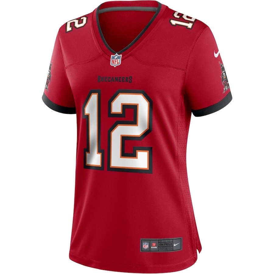 Women's Tampa Bay Buccaneers Tom Brady Nike Red Game Jersey - Ujersey