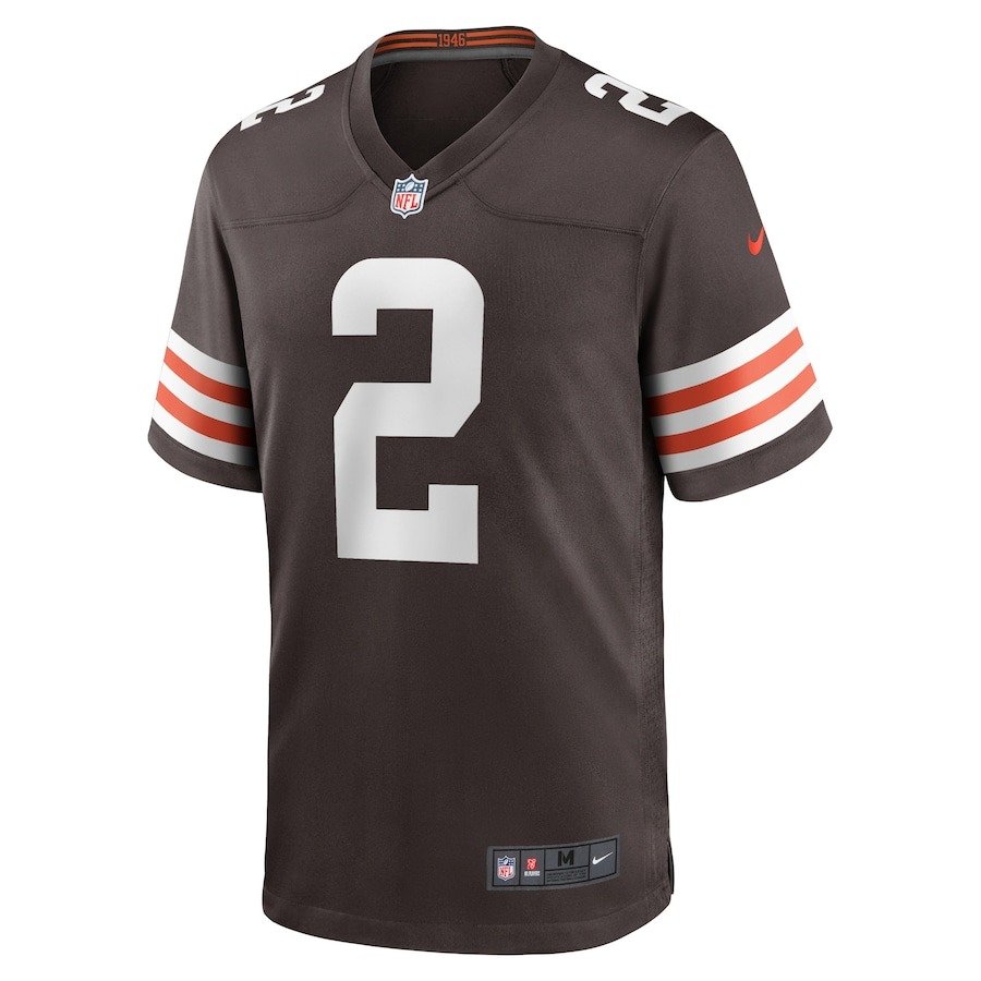 Men's Cleveland Browns Amari Cooper Nike Brown Game Jersey - Ujersey