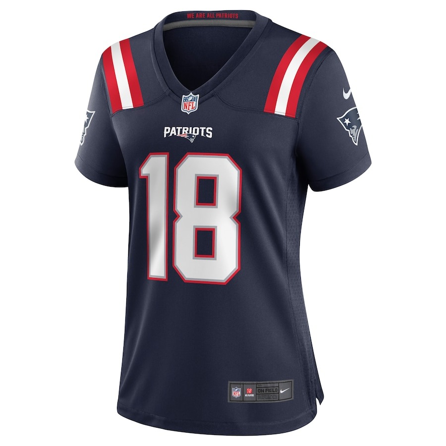 Women's New England Patriots Matthew Slater Nike Navy Game Jersey - Ujersey