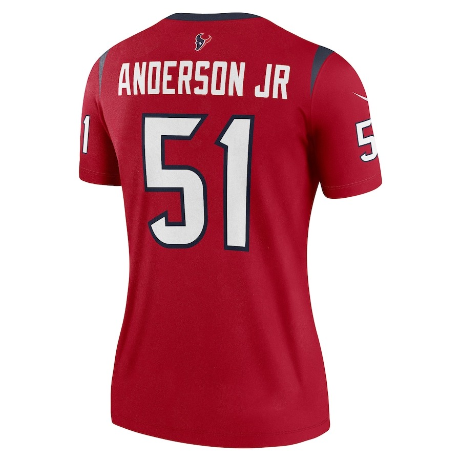 Women's Houston Texans Will Anderson Jr. Nike Red  Legend Jersey - Ujersey