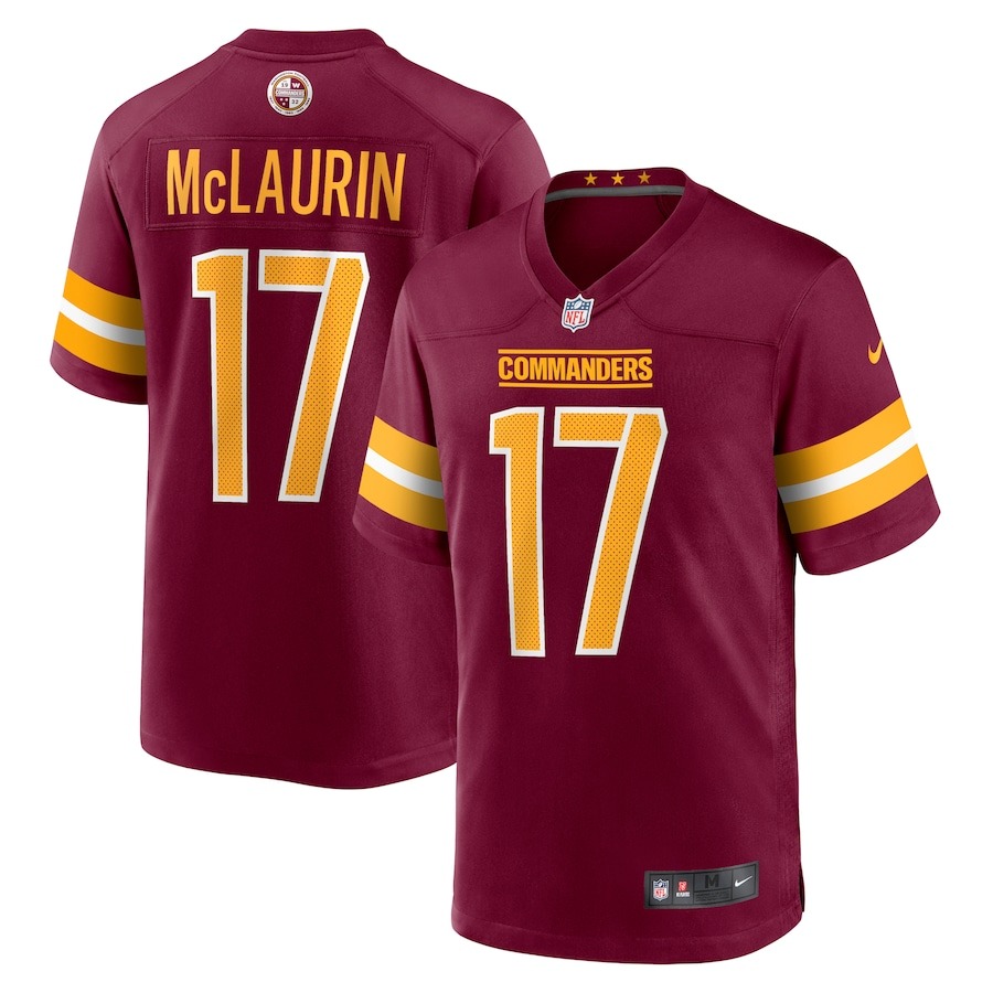 Youth Washington Commanders Terry McLaurin Nike Burgundy Game Jersey - Ujersey