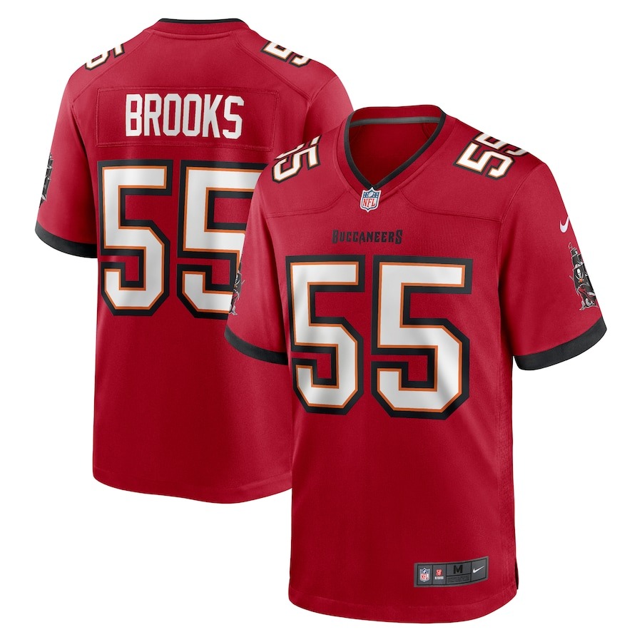 Men's Tampa Bay Buccaneers Derrick Brooks Nike Red Retired Player Game Jersey - Ujersey