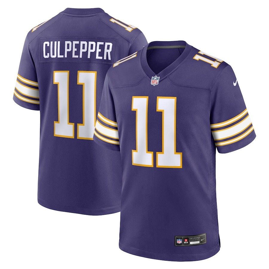 Men's Minnesota Vikings Daunte Culpepper Nike Purple Classic Retired Player Game Jersey - Ujersey