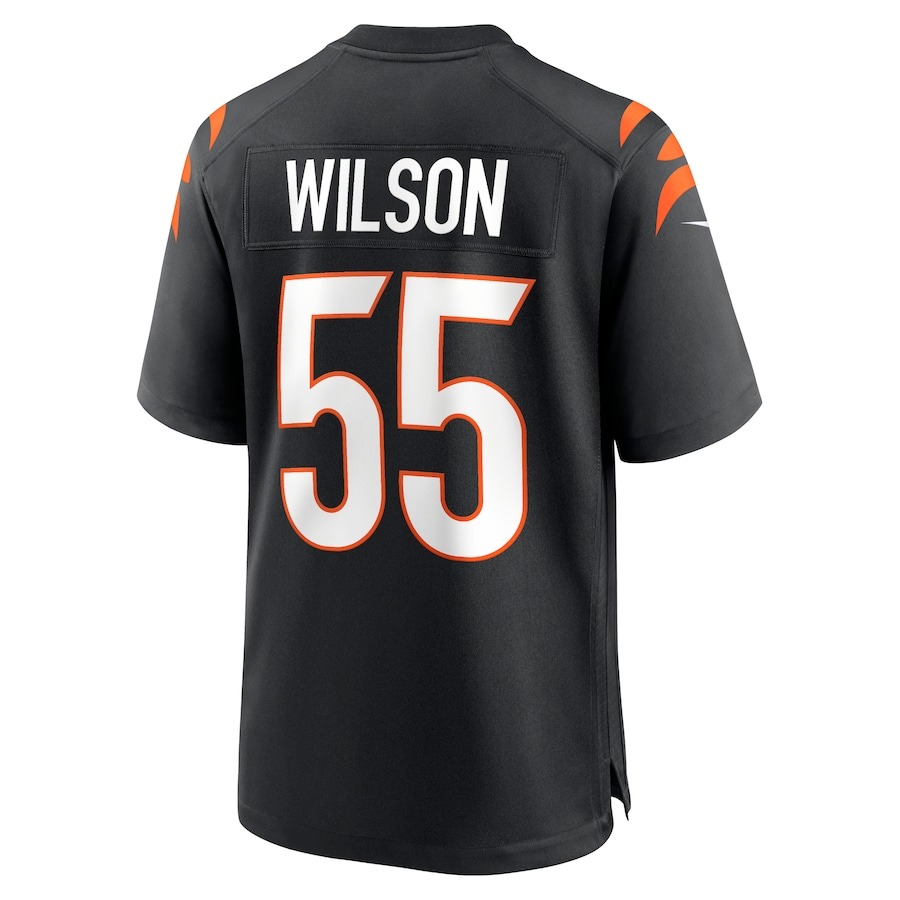 Men's Cincinnati Bengals Logan Wilson Nike Black Game Jersey - Ujersey