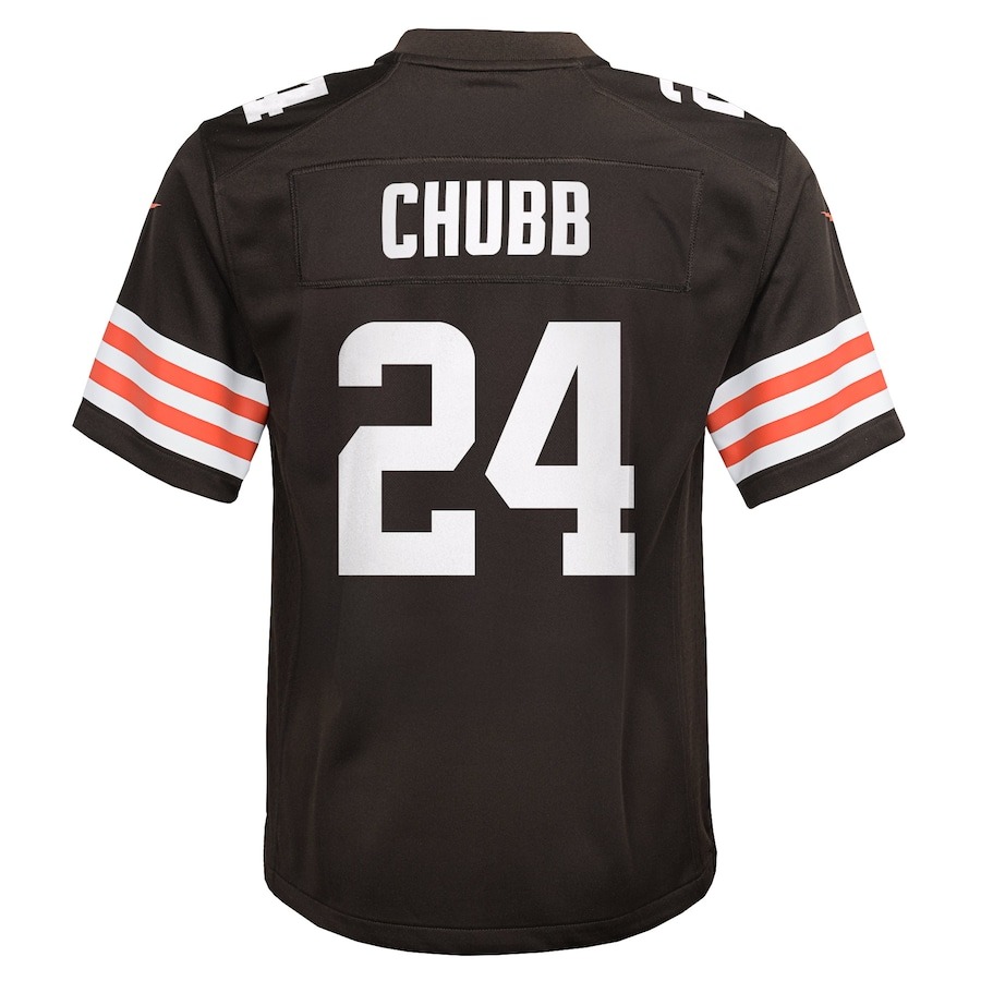 Youth Cleveland Browns Nick Chubb Nike Brown Game Jersey - Ujersey