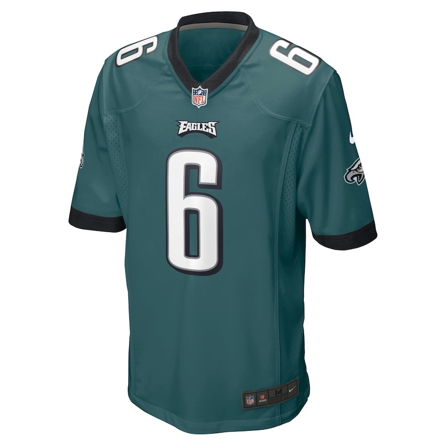 Men's Philadelphia Eagles DeVonta Smith Nike Midnight Green Game Jersey - Ujersey