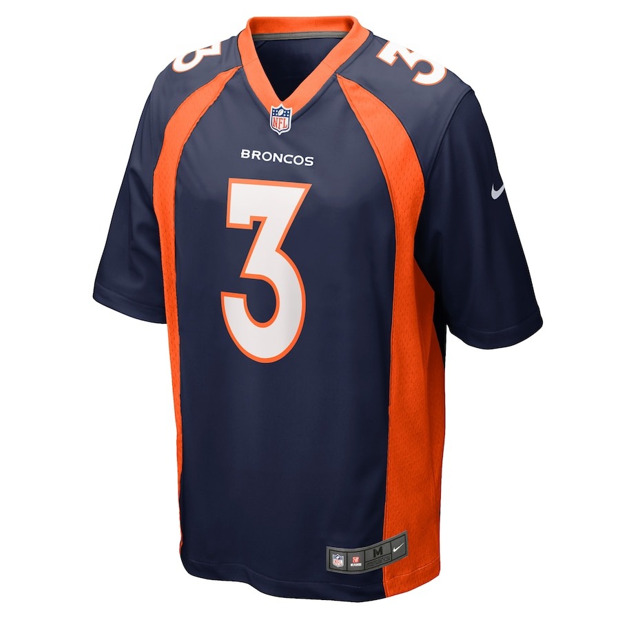 Men's Denver Broncos Russell Wilson Nike Navy Alternate Game Jersey - Ujersey