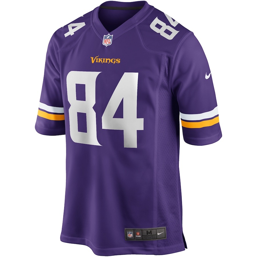 Men's Minnesota Vikings Randy Moss Nike Purple Game Retired Player Jersey - Ujersey