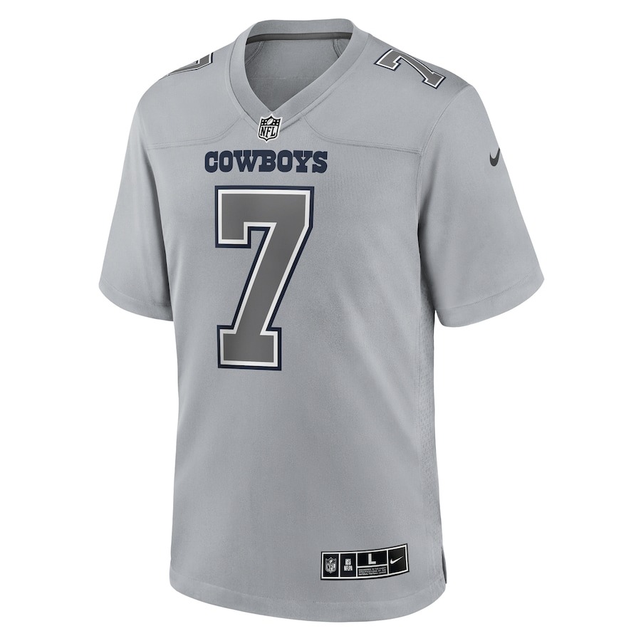 Men's Dallas Cowboys Trevon Diggs Nike Gray Atmosphere Fashion Game Jersey - Ujersey