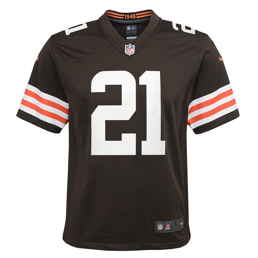 Youth Cleveland Browns Denzel Ward Nike Brown Game Jersey - Ujersey