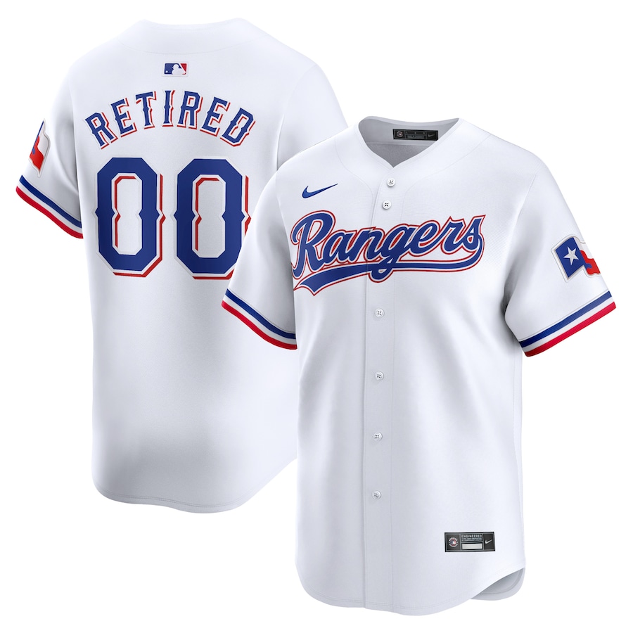 Men's Texas Rangers Nike White Home Limited Pick-A-Player Retired Roster Jersey - Ujersey