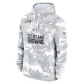Men's Cleveland Browns Nike Arctic Camo 2024 Salute to Service Club Fleece Pullover Hoodie - Ujersey