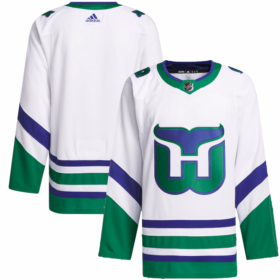Men's Carolina Hurricanes adidas White Whalers Primegreen Authentic Jersey - Ujersey