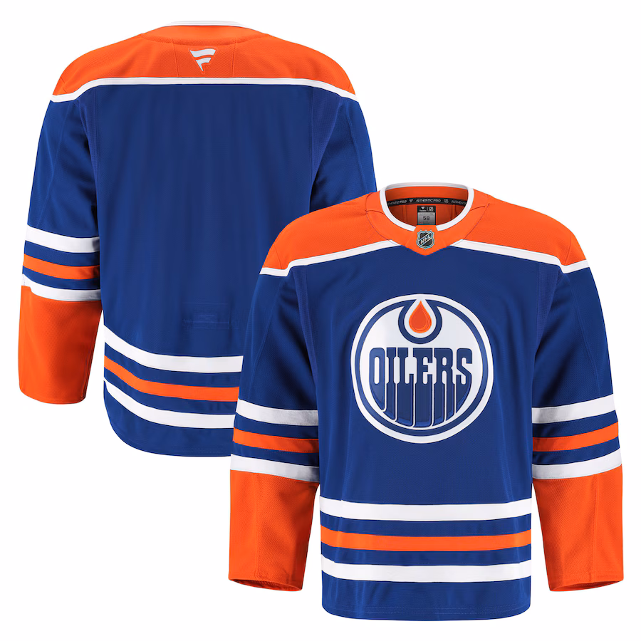 Men's Edmonton Oilers Fanatics Royal Home Authentic Pro Jersey - Ujersey