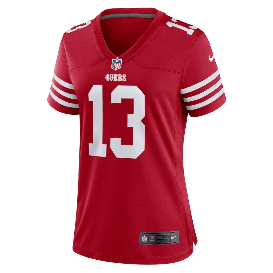Women's San Francisco 49ers Brock Purdy Nike Scarlet Player Jersey - Ujersey