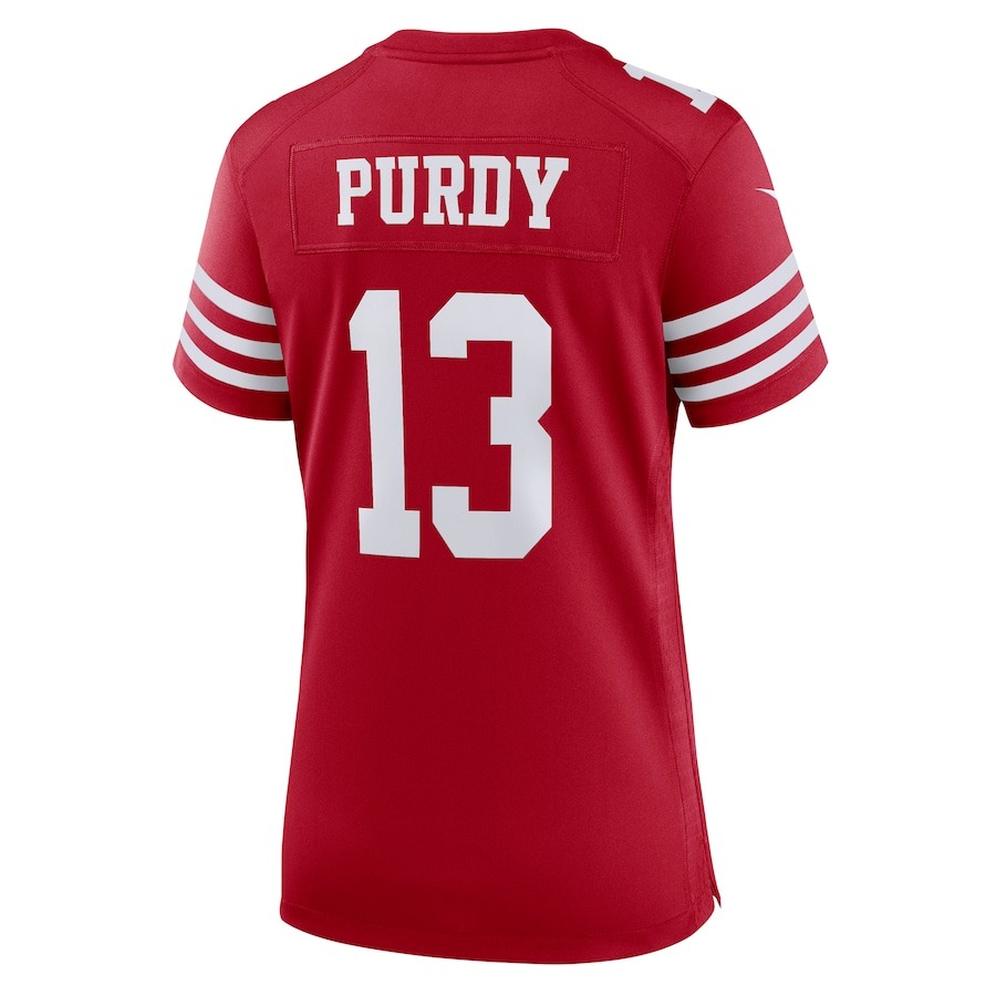 Women's San Francisco 49ers Brock Purdy Nike Scarlet Player Jersey - Ujersey