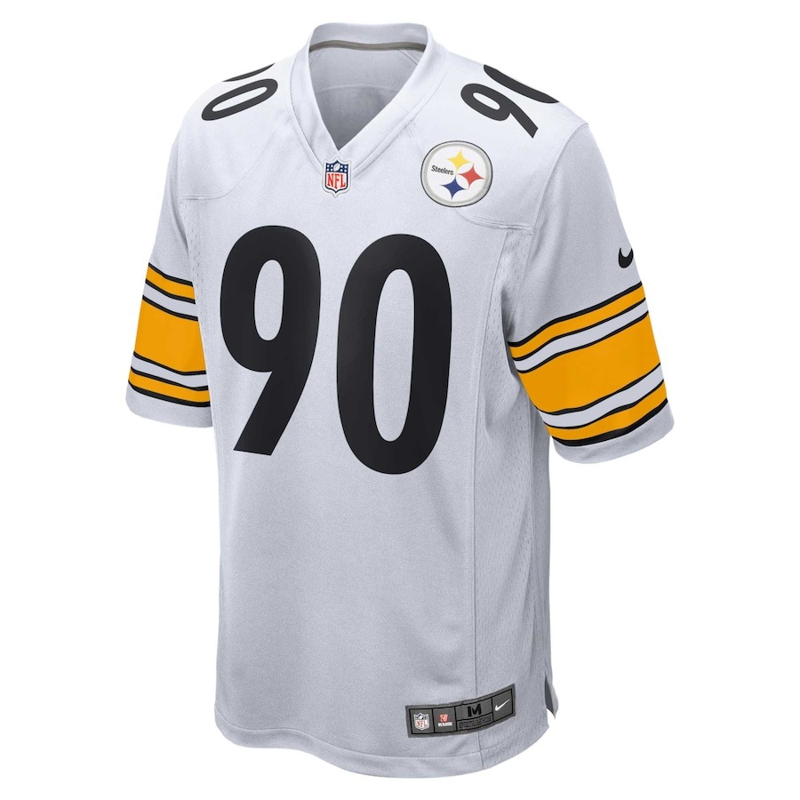 Men's Pittsburgh Steelers T.J. Watt Nike White Game Jersey - Ujersey