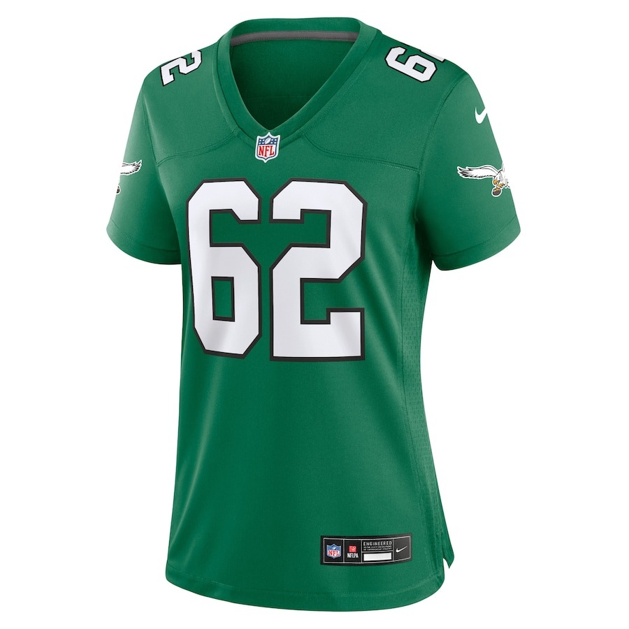 Women's Philadelphia Eagles Jason Kelce Nike Kelly Green Player Jersey - Ujersey
