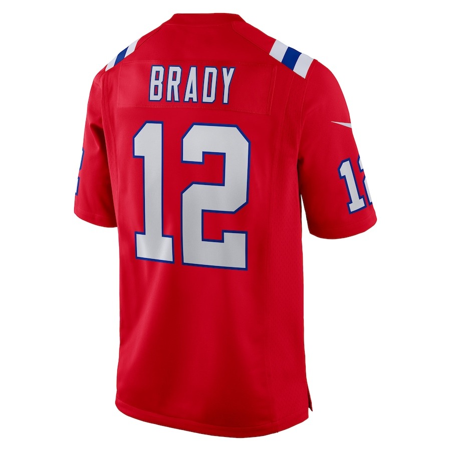 Men's New England Patriots Tom Brady Nike Red Retired Game Jersey - Ujersey
