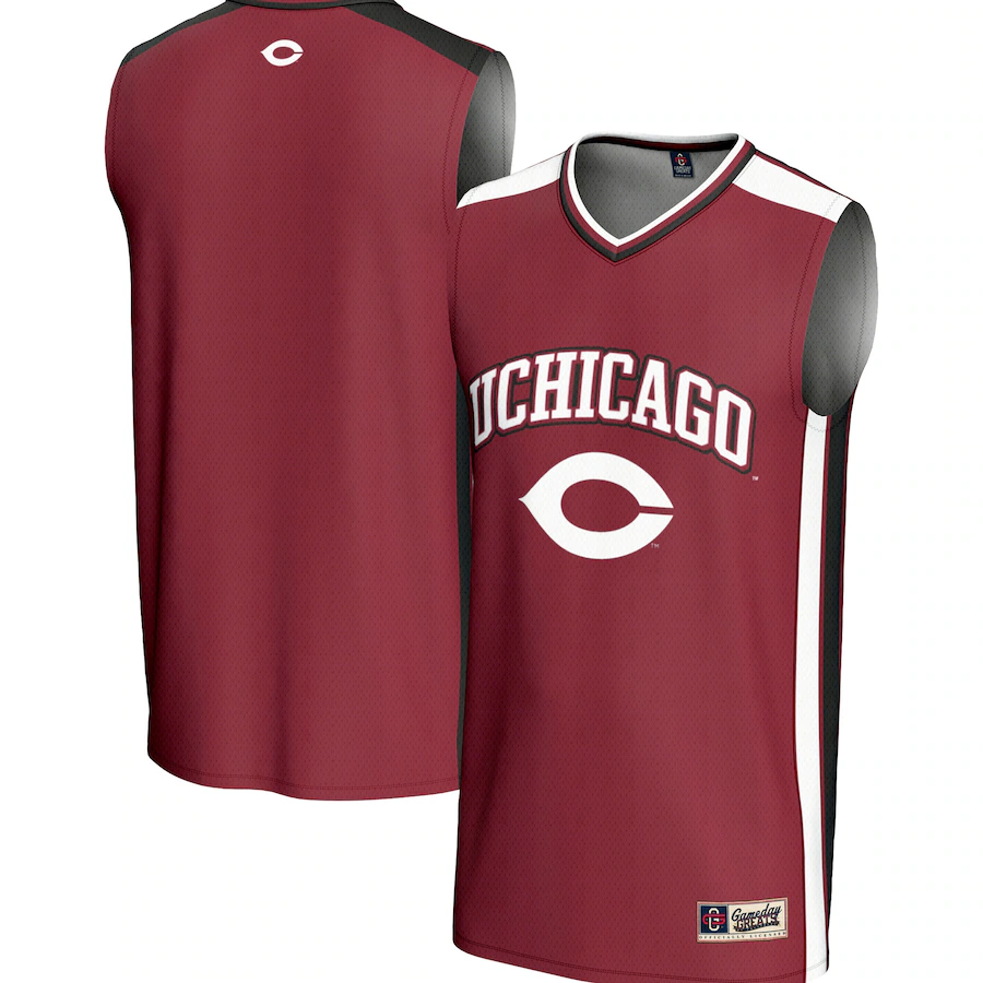 Men's GameDay Greats Maroon UChicago Maroons Spirit Basketball Jersey - Ujersey