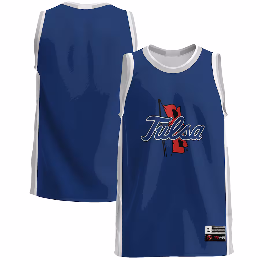 Men's GameDay Greats  Blue Tulsa Golden Hurricane  Lightweight Basketball Jersey - Ujersey