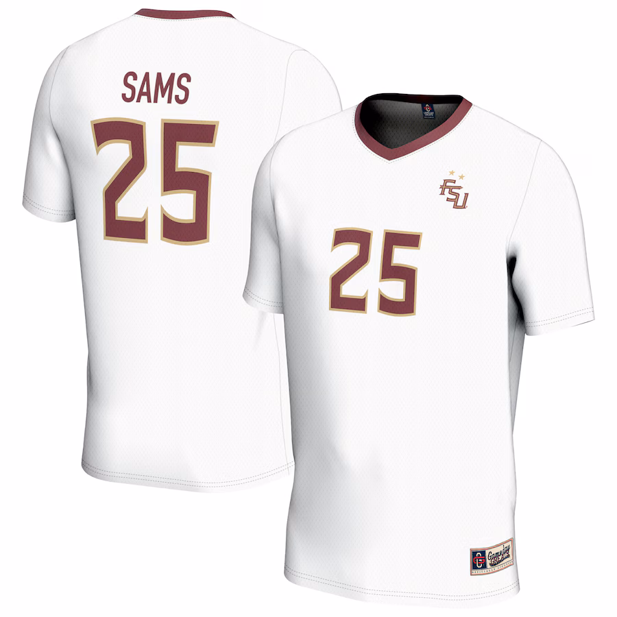 Unisex GameDay Greats Emily Sams White Florida State Seminoles Soccer Fashion Jersey - Ujersey
