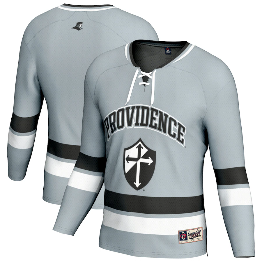 Unisex GameDay Greats Silver Providence Friars Spirit Hockey Jersey - Ujersey