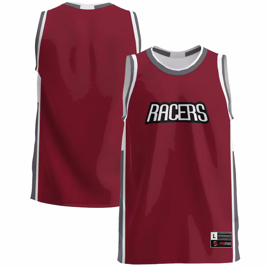 Men's GameDay Greats  Burgundy Northwestern Ohio Racers  Lightweight Basketball Jersey - Ujersey