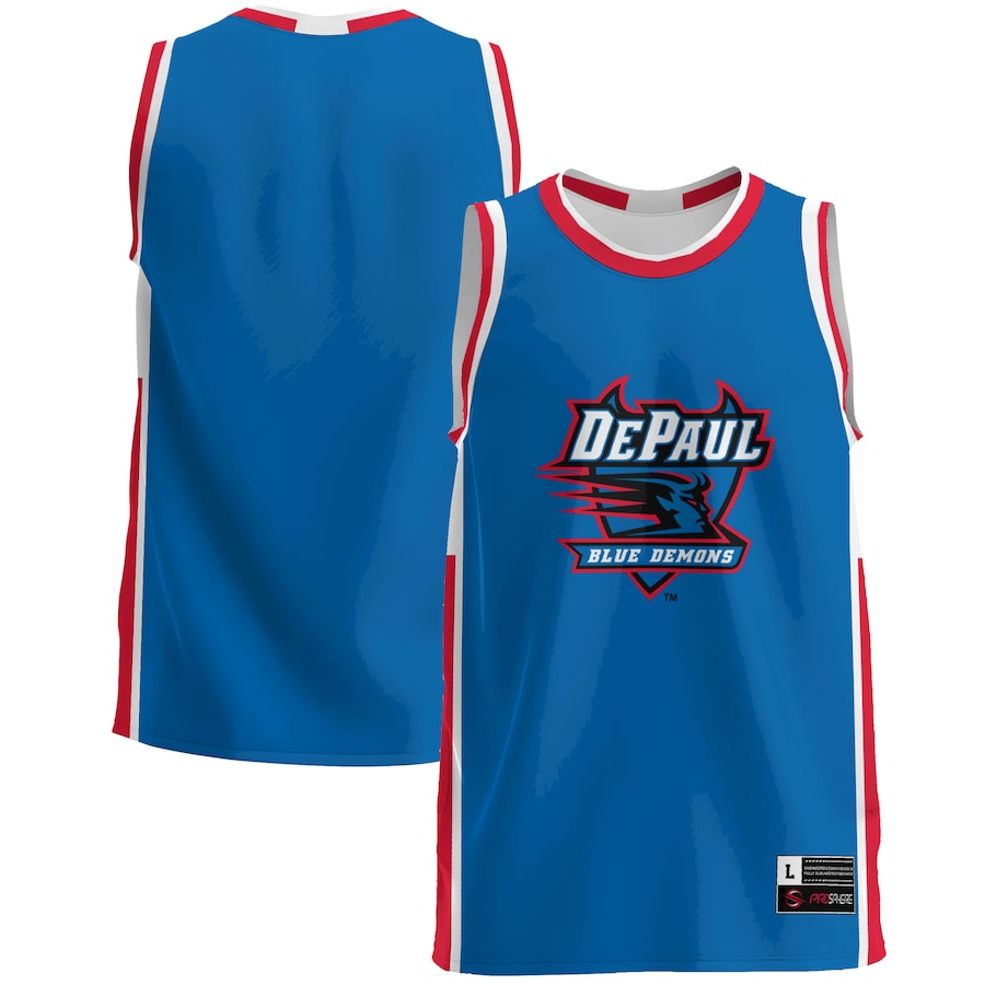 Men's GameDay Greats  Royal DePaul Blue Demons  Lightweight Basketball Jersey - Ujersey