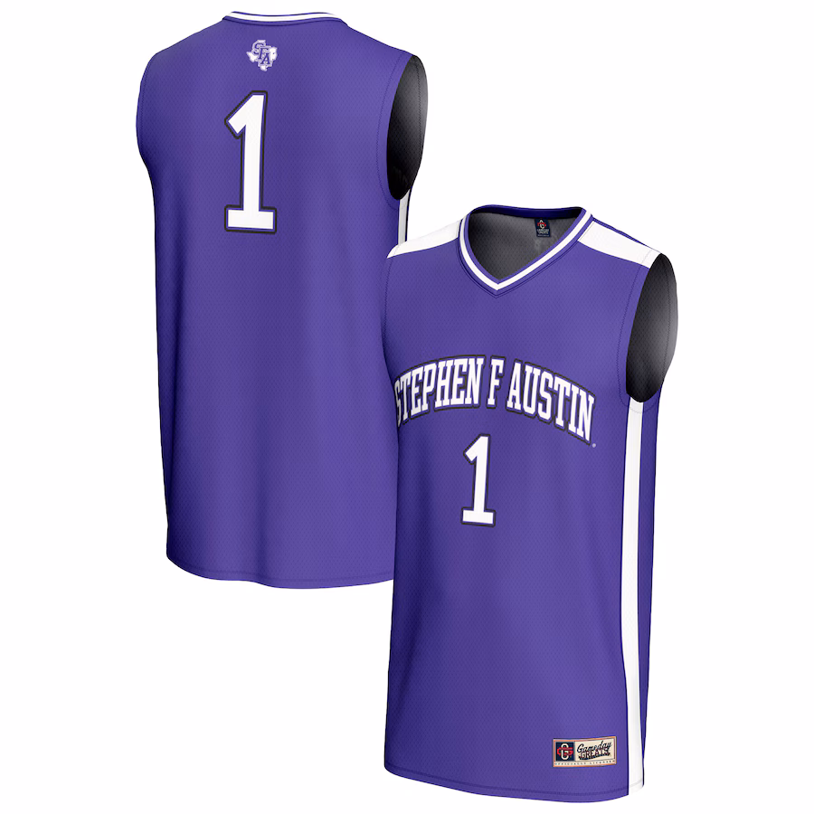 Youth GameDay Greats #1 Purple Stephen F Austin Lumberjacks Lightweight Basketball Fashion Jersey - Ujersey