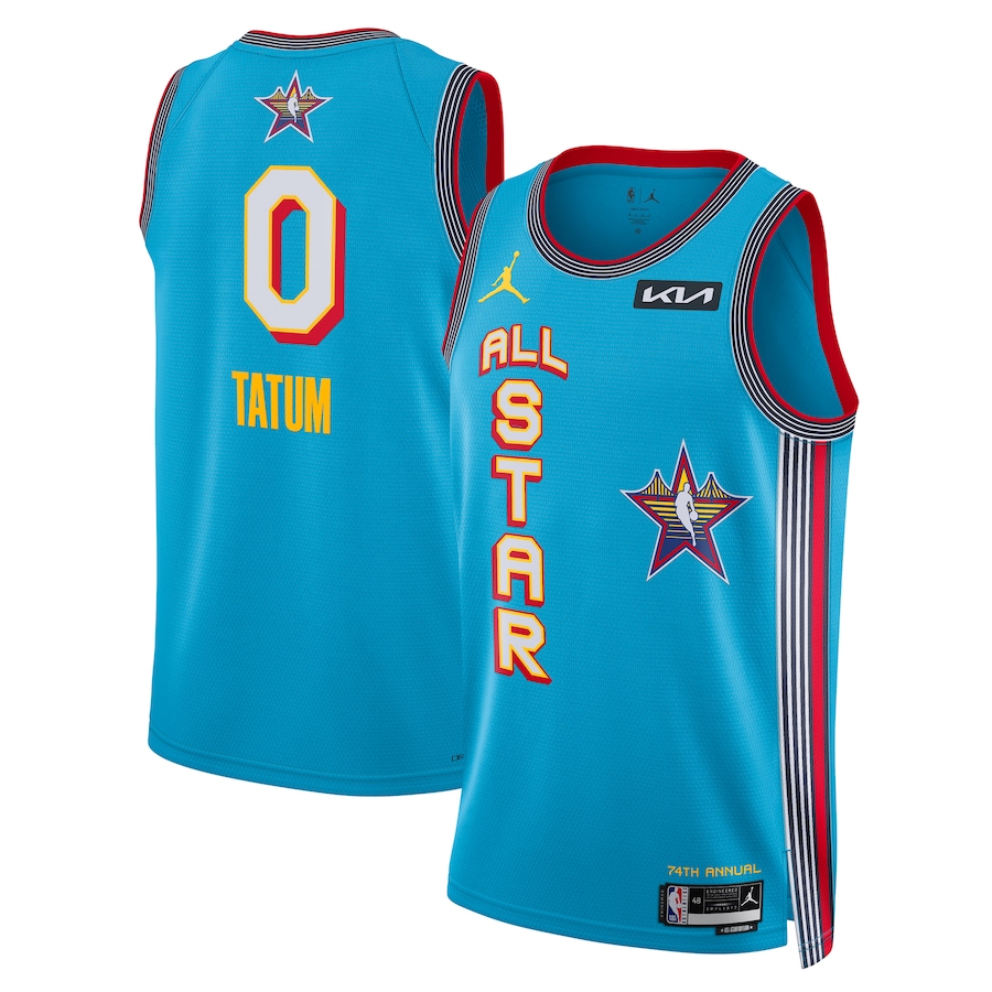 Unisex Jayson Tatum Nike Light Blue 2025 NBA All-Star Game Swingman Player Jersey - Ujersey