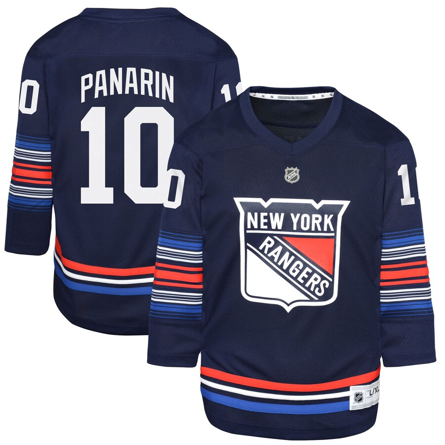 Youth New York Rangers Artemi Panarin Navy Alternate Replica Player Jersey - Ujersey